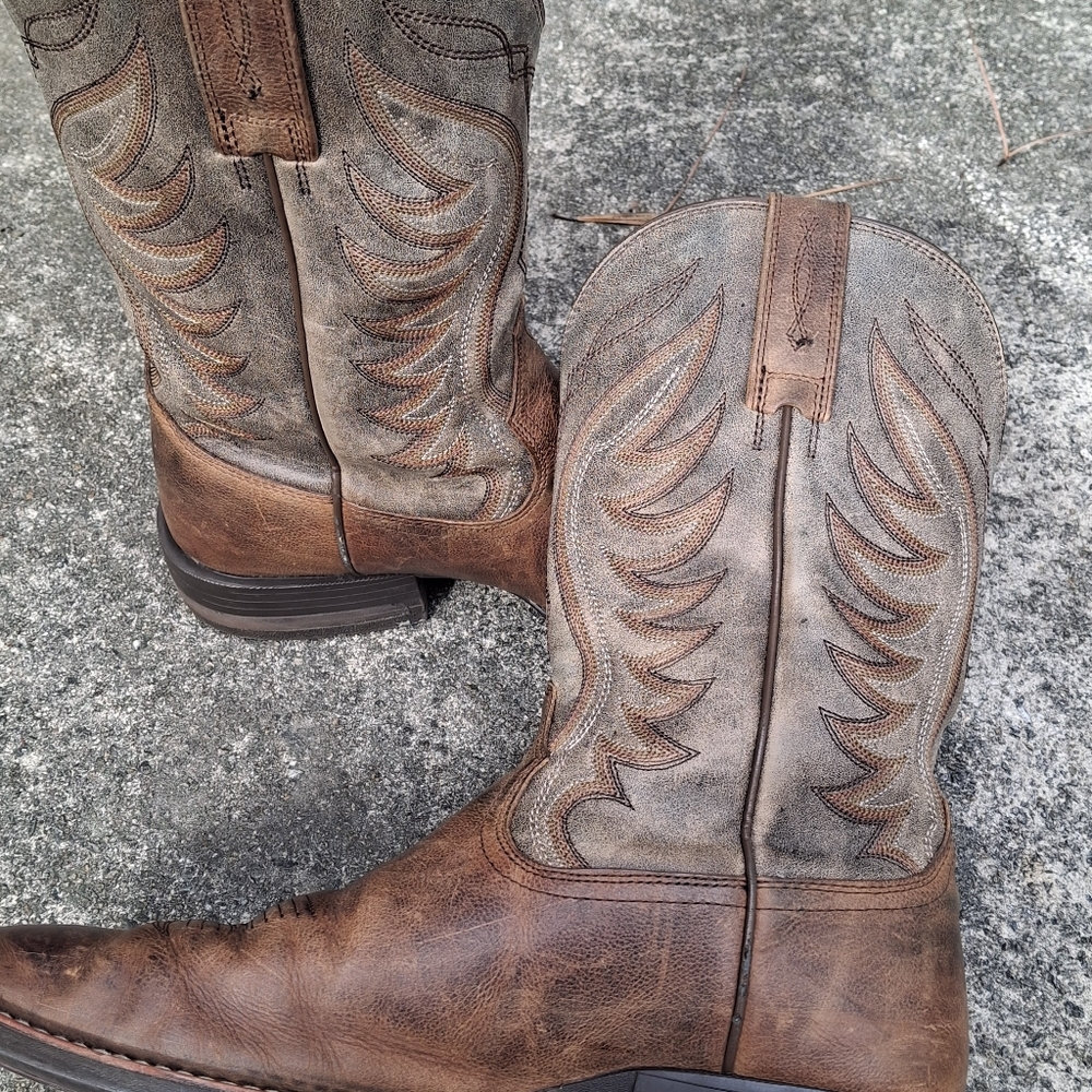 Ariat Amos Western Boots Size 9D - Picture 2 of 16